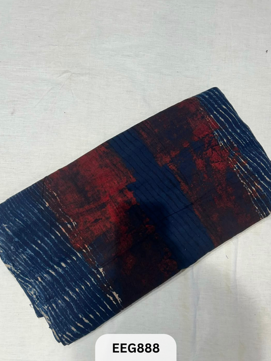 COTTON AJRAKH FABRIC-1MTR