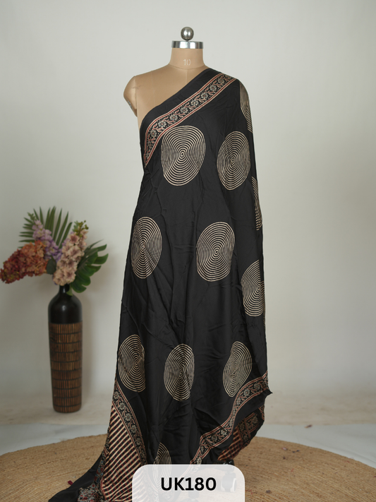 MODAL HANDBLOCK DUPATTA