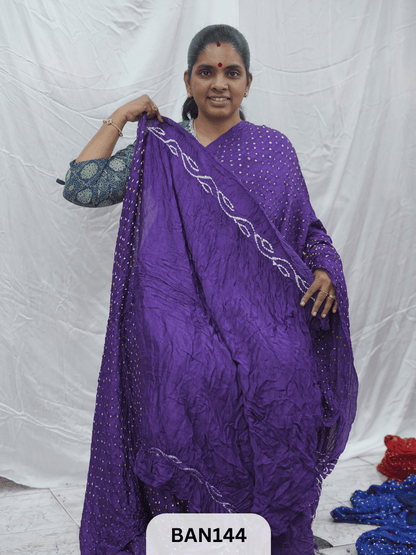100% VEGAN SILK WITH LAGDI PATTA SAREE