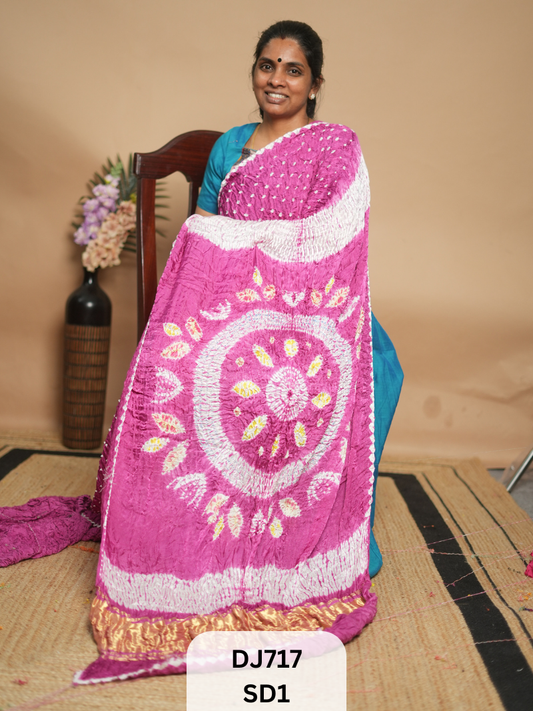 BANDHANI & AJRAKH MODAL SAREES | LAGDI PATTA | SHIBORI