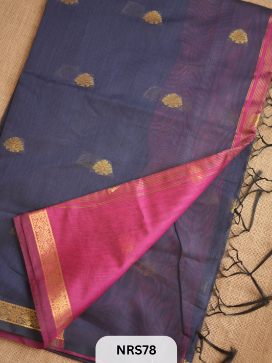 CHANDERI INSPIRED MAHESWARI SAREE