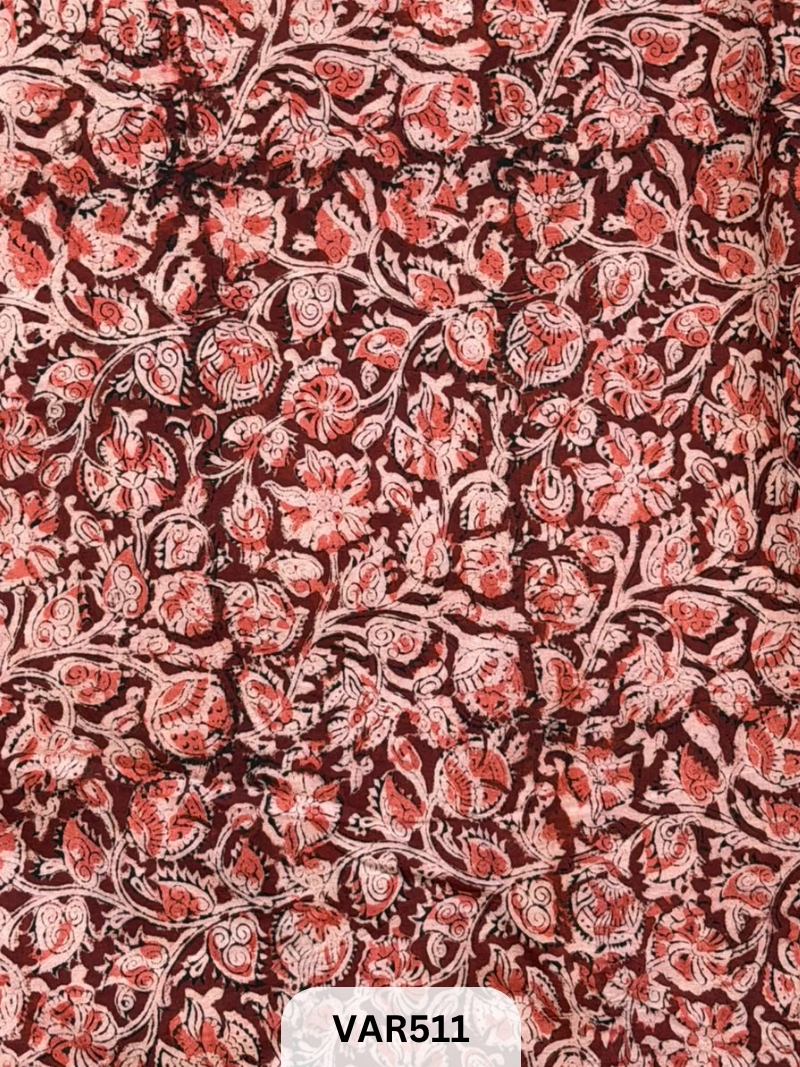 Kalamkari Hand printed - Fabric -1.5mtr