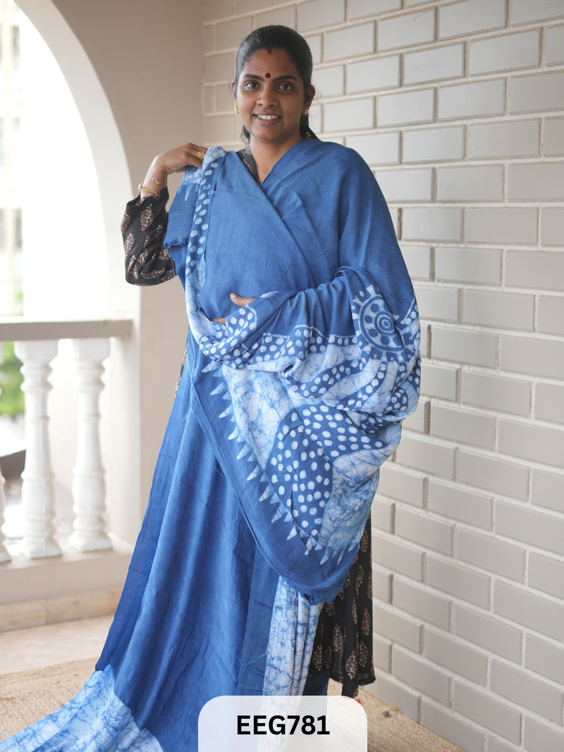 BATIK PRINT MODAL SAREE