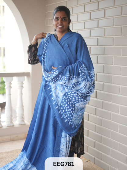 BATIK PRINT MODAL SAREE