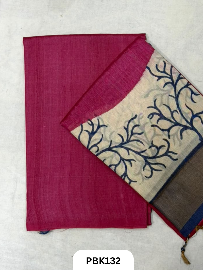 Pure Tussar Silk Salwar 2pc Top 2.5 + Duppatta 2.5  44 width
