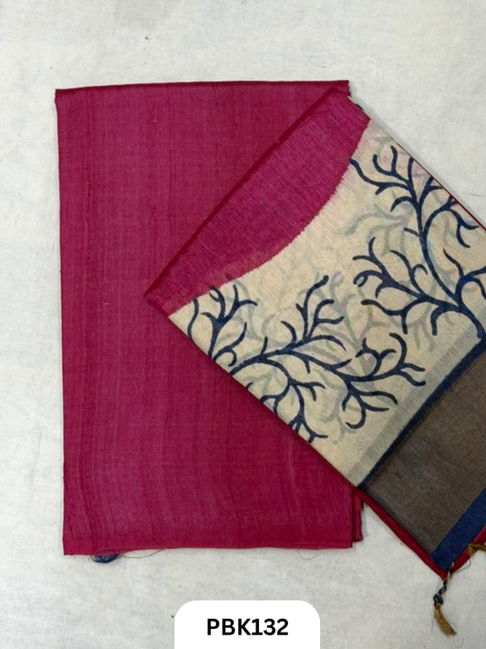 Pure Tussar Silk Salwar 2pc Top 2.5 + Duppatta 2.5  44 width