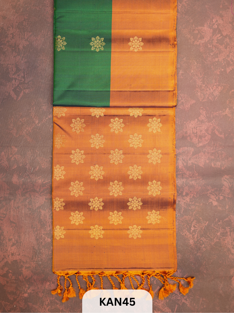 KANCHIPURAM HANDLOOM PURE SOFT SILK