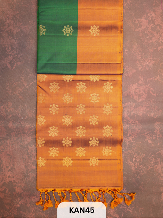 KANCHIPURAM HANDLOOM PURE SOFT SILK