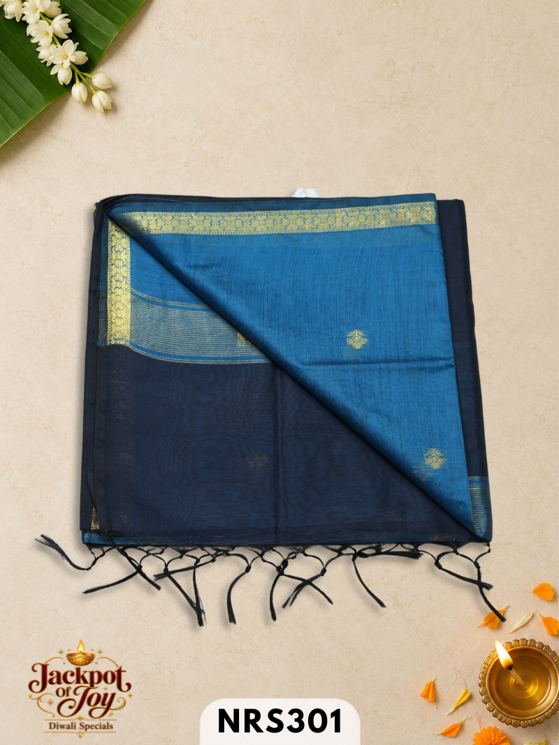 chanderi inspired maheswari saree