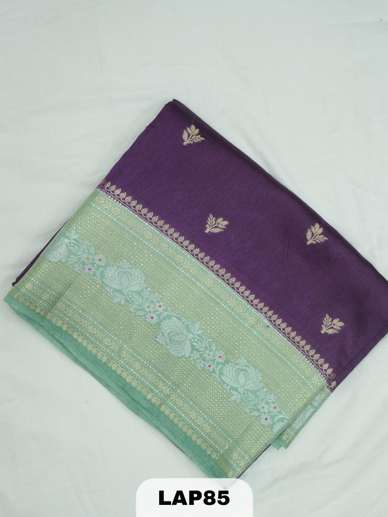 Banaras kora dupion silk saree