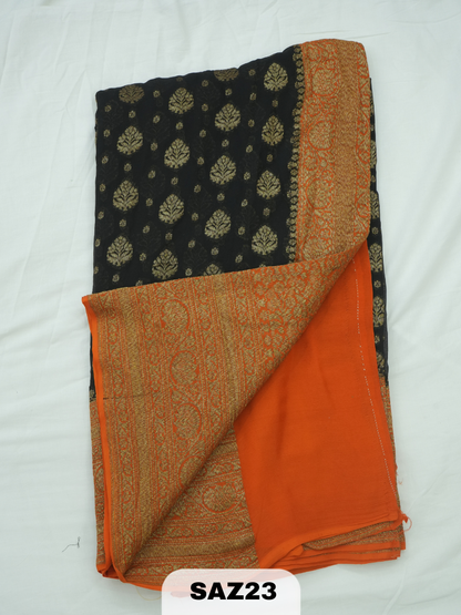 BANARAS ANTI KHADI GEORGET SAREE