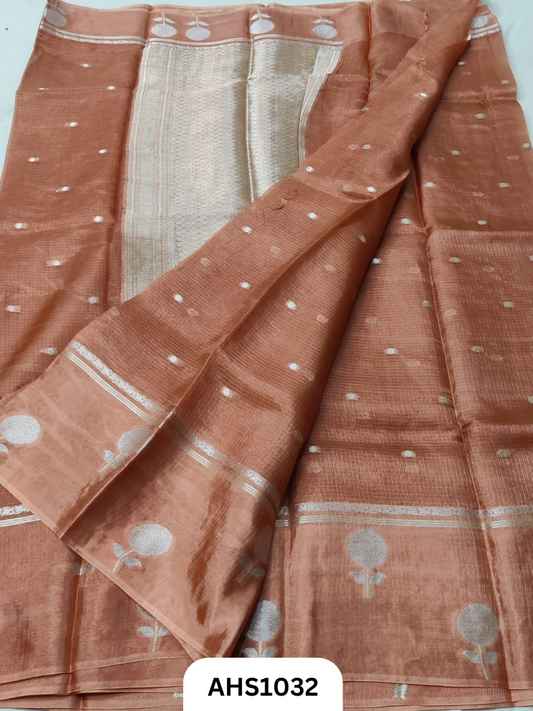 Kota Kataan Silk Weaving Saree With Blouse