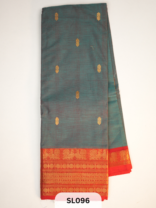 Chettinad cotton Rich pallu saree