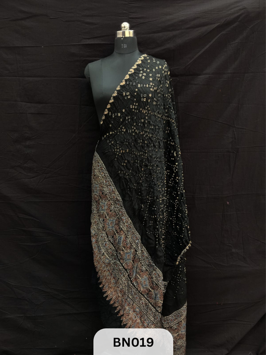 AJRAKH BANDHANI STAR DANI DUPPATA