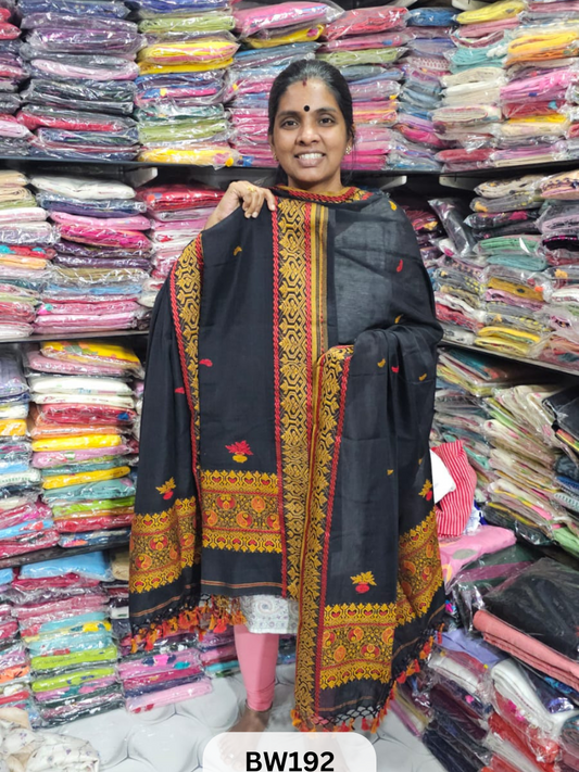 PURE 100 COUNT BENGAL COTTON WITH BHUJODI STYLE WEAVE | SOFT COTTON