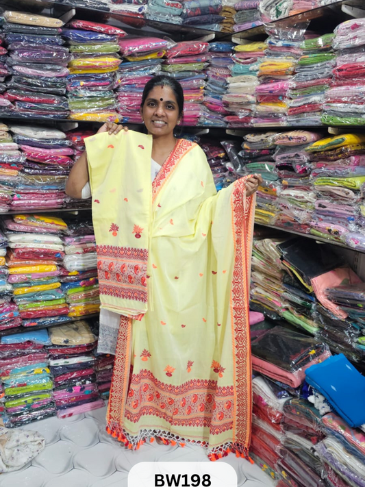 PURE 100 COUNT BENGAL COTTON WITH BHUJODI STYLE WEAVE | SOFT COTTON