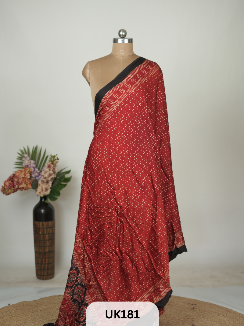 MODAL HANDBLOCK DUPATTA