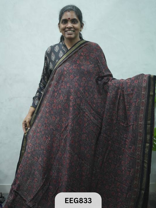 KOTA DORIA AJRAKH SAREE