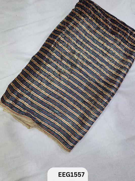 VELVET AJRAKH PRINT FABRIC-1MTR