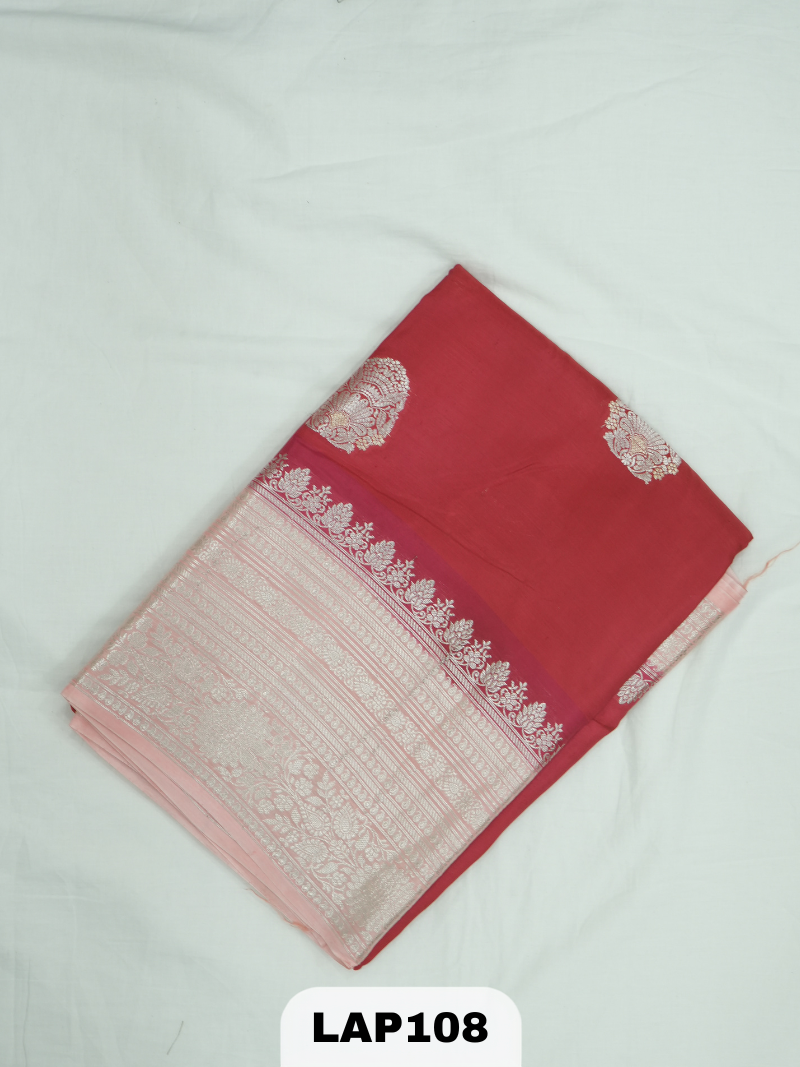 Banaras kora dupion silk saree