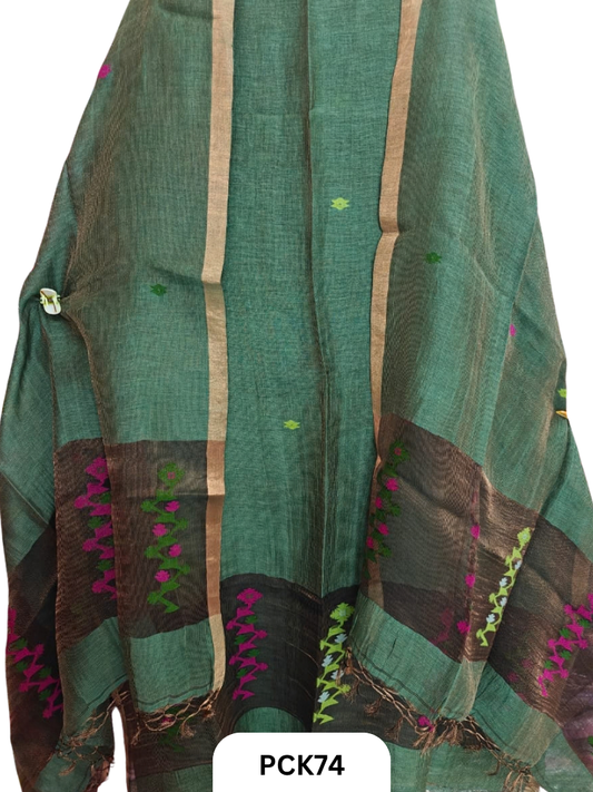Pure Linen silk Salwar 2pcs Set