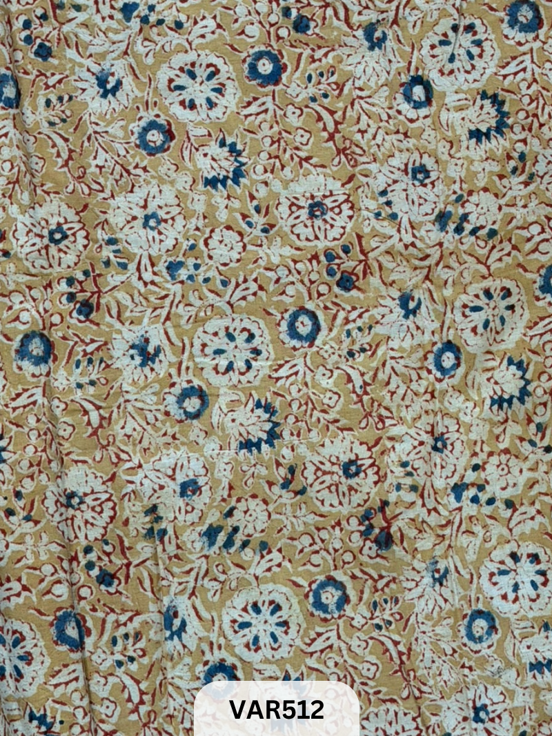 Kalamkari Hand printed - Fabric -1.5mtr