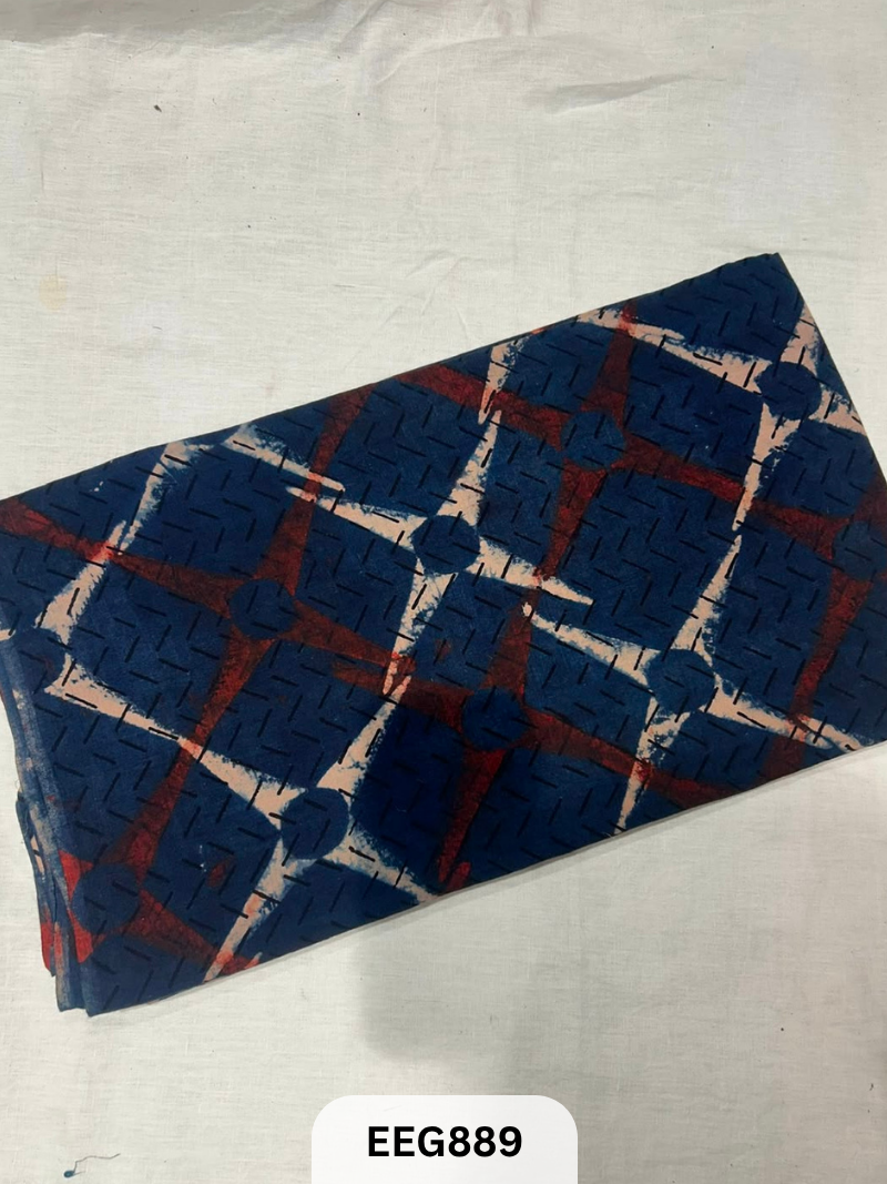 COTTON AJRAKH FABRIC-1MTR