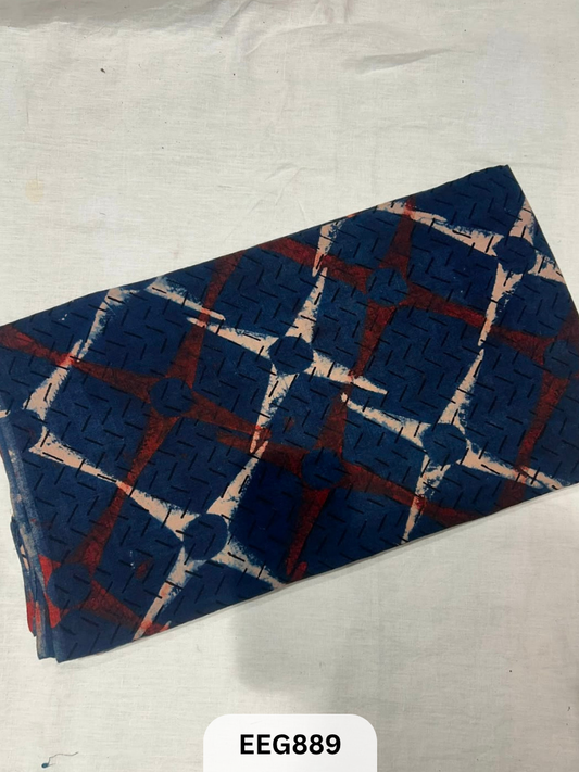 COTTON AJRAKH FABRIC-1MTR