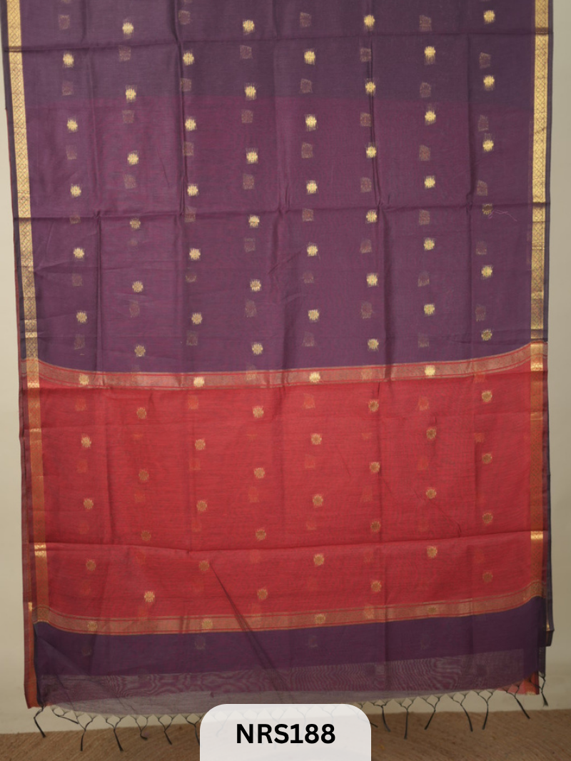 CHANDERI INSPIRED MAHESWARI SAREE