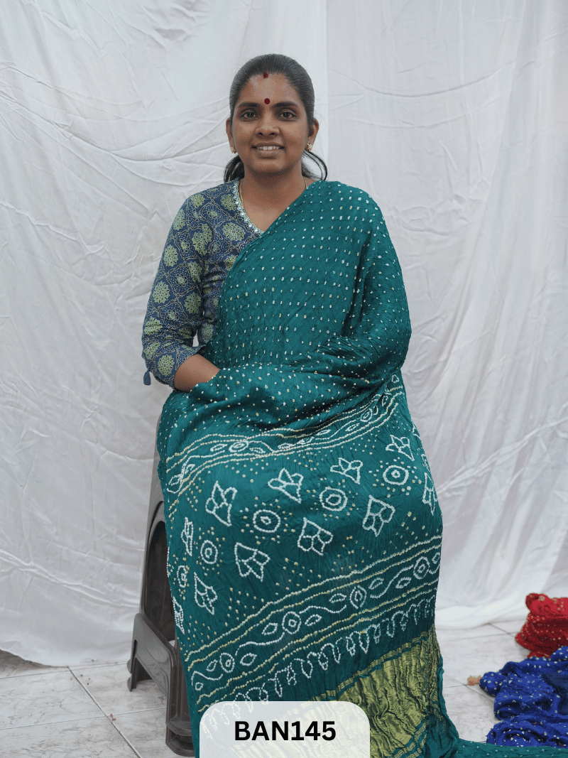 100% VEGAN SILK WITH LAGDI PATTA SAREE