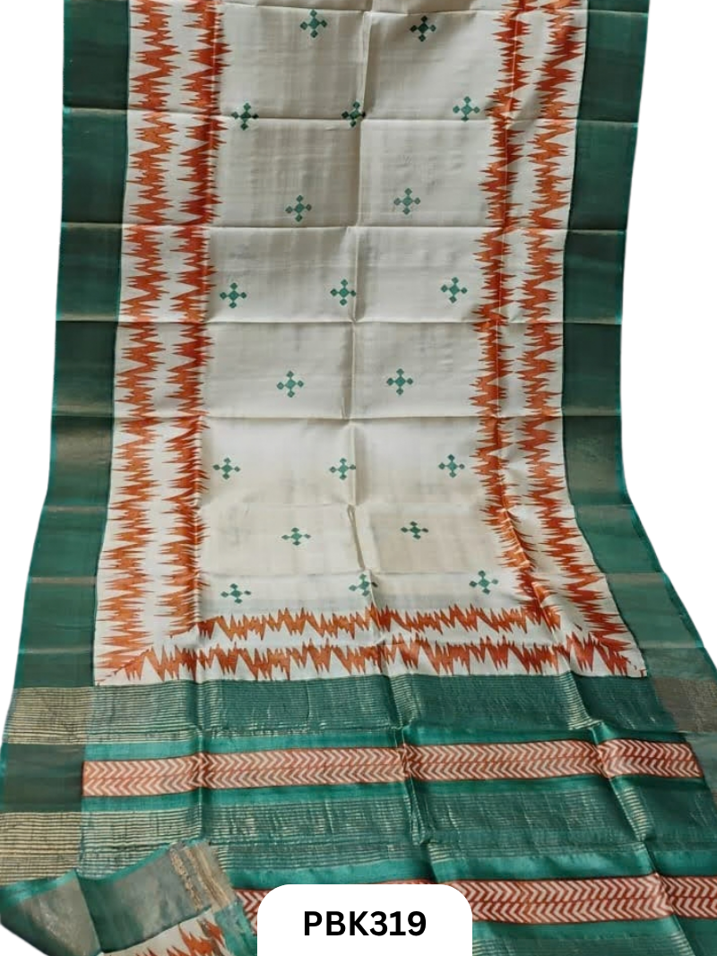 Pure Handloom Tussar Silk Saree