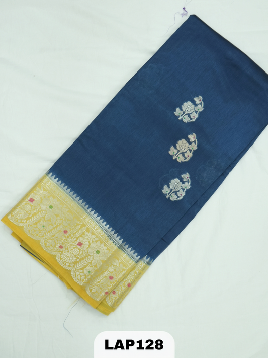 Banaras kora dupion silk saree