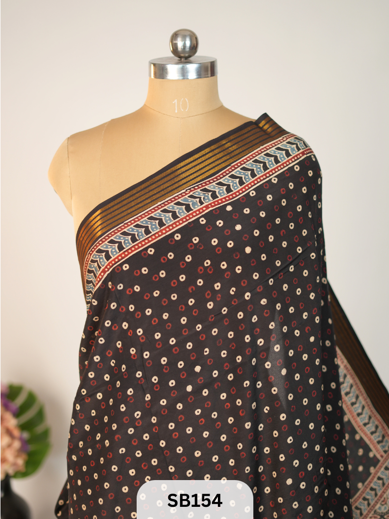 CHENNURI SILK WITH KANCHI BORDER