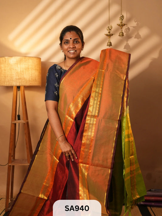 PURE HANDLOOM SILK COTTON SAREE