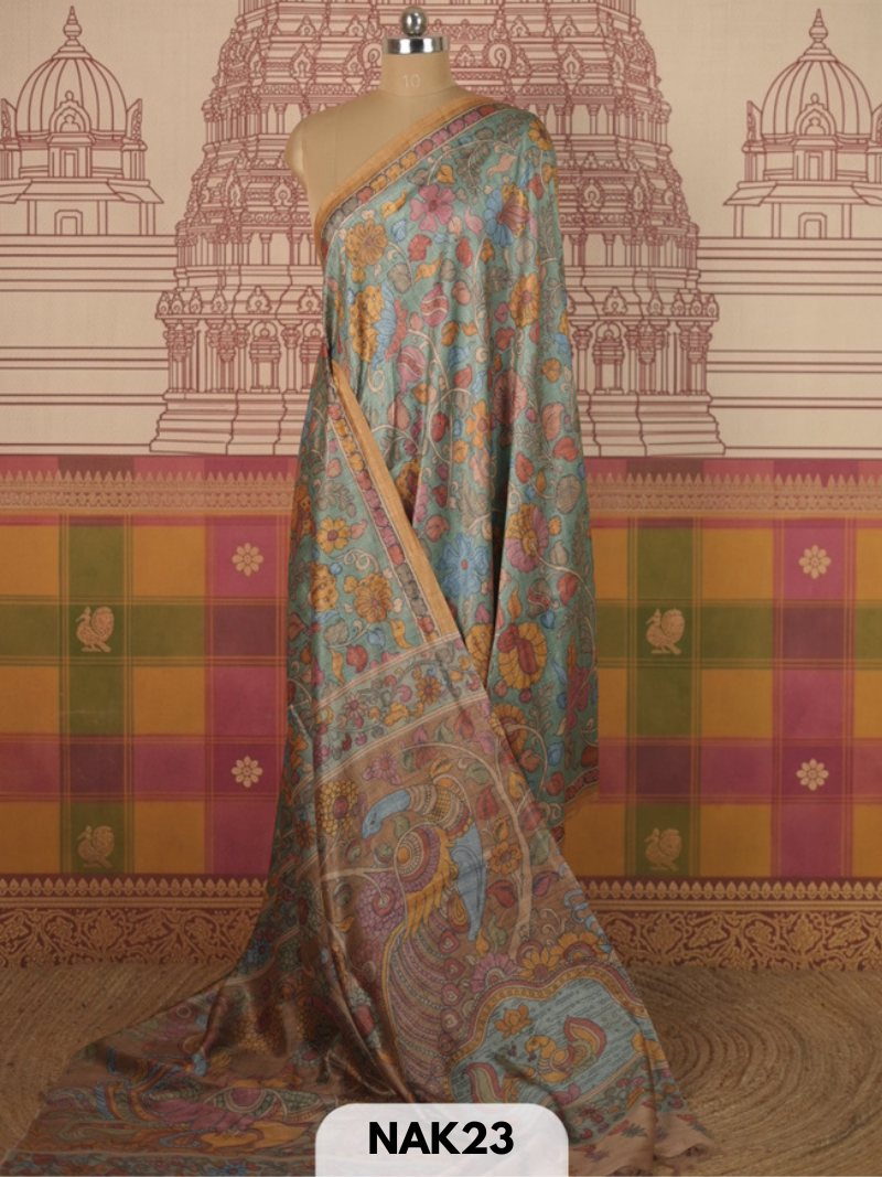 SEMI  PENKALAMKARI SAREE
