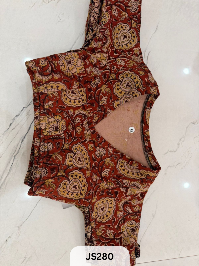Kalamkari Stitched Blouse - 36 Size