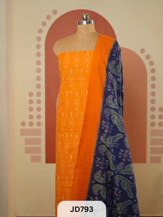 IKKAT POCHAMPALLY HANDLOOM SALWAR SUIT