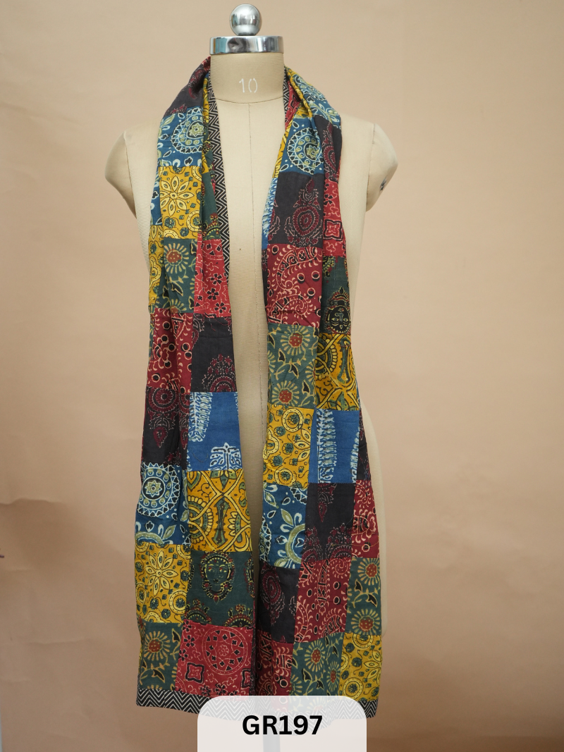 HANDCRAFTED AJRAKH STOLE