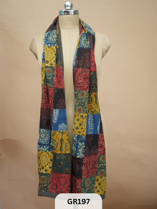HANDCRAFTED AJRAKH STOLE