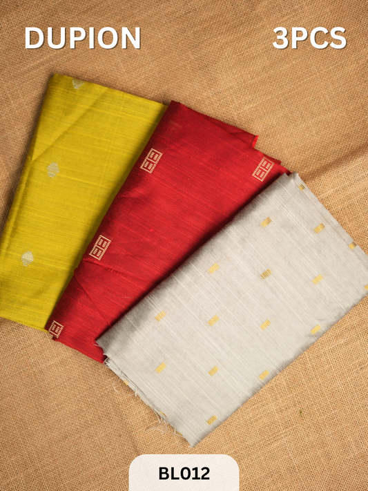 DUPION BLOUSE -3 PCS