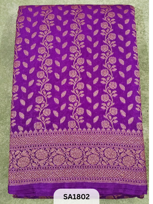 Banarasi  Khadi Chanderi Malmal