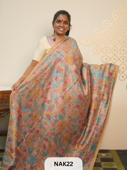 SEMI  PENKALAMKARI SAREE