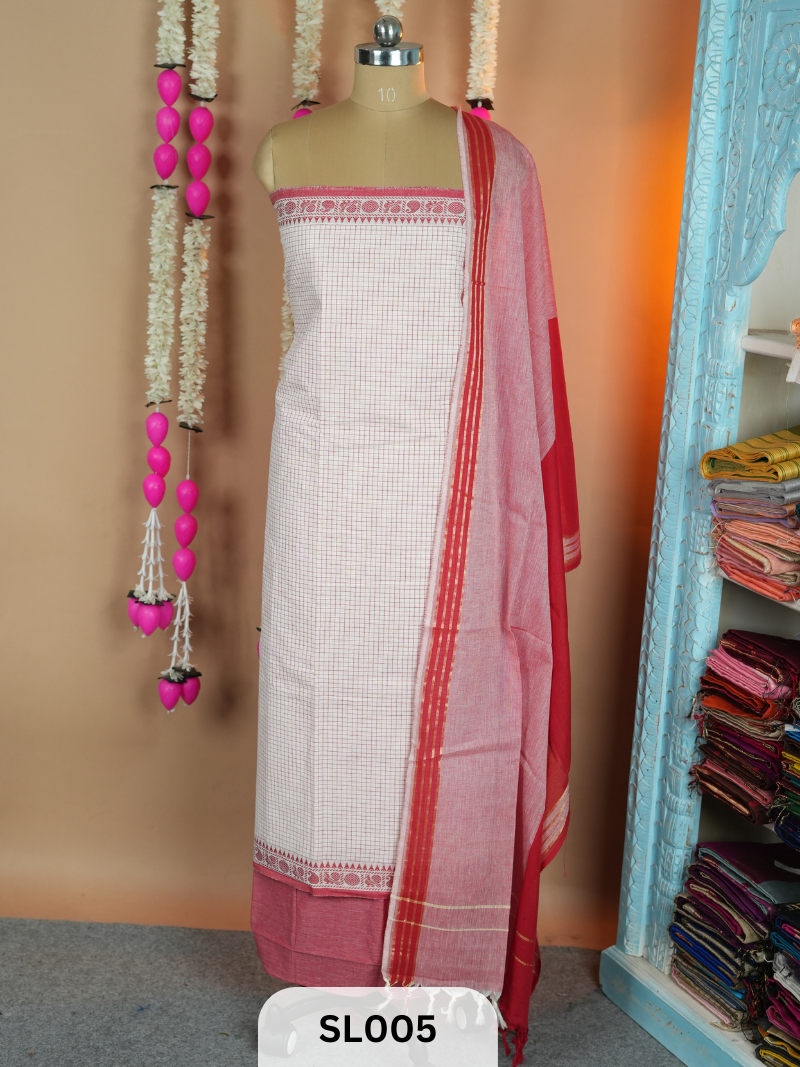 Kanchipuram Border Silk Salwar Suit