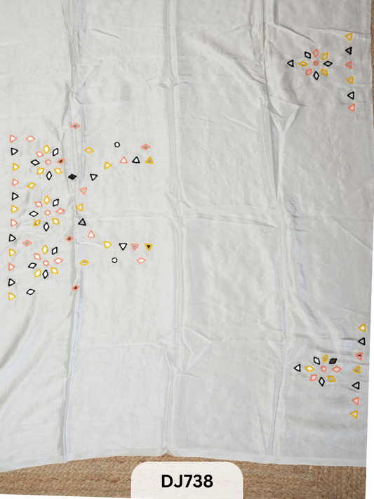 MODAL BLOUSE |KUTCH MIRROR WORK | MASHRU FABRIC
