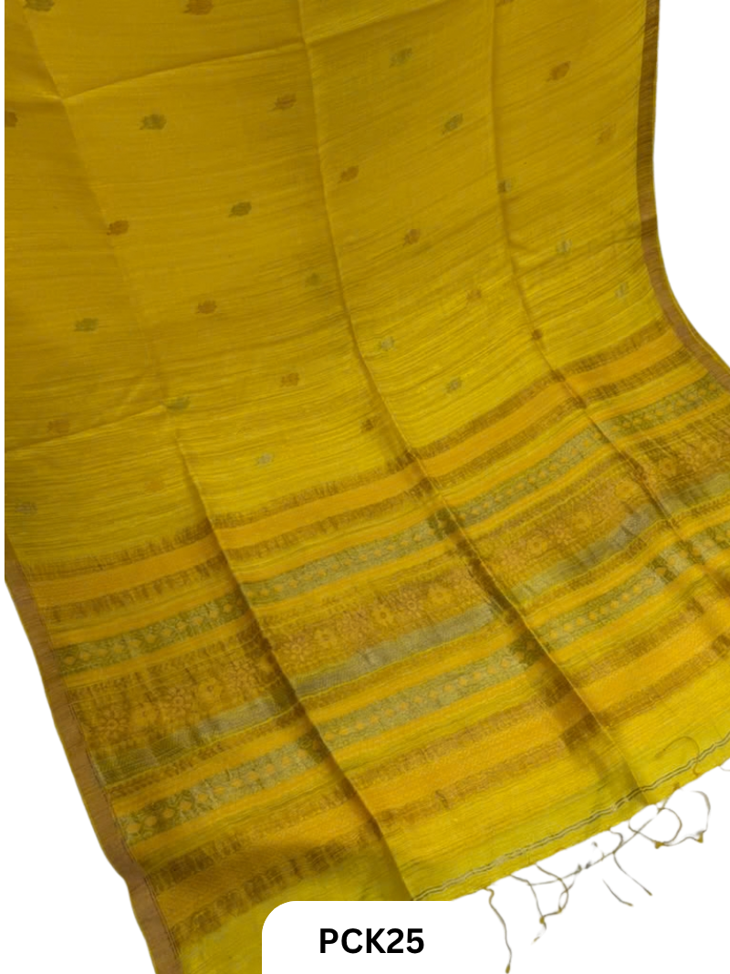Pure Handloom Matka Banarasi Handweaving Jamdani Motif Saree