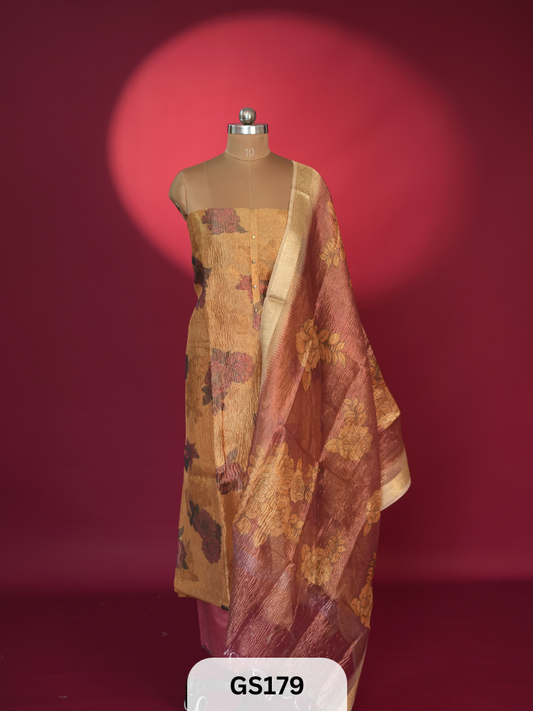 PREMIUM TISSUE SILK SALWAR SUIT