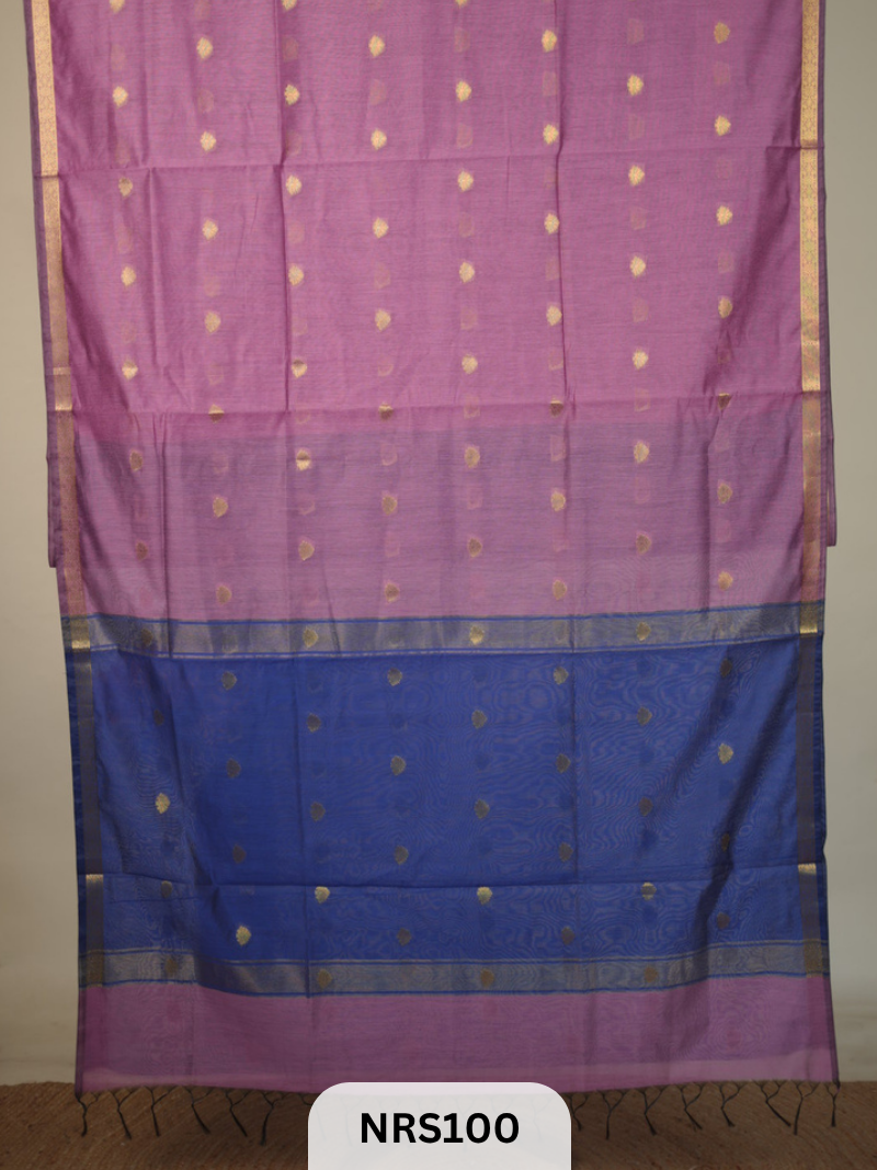 CHANDERI INSPIRED MAHESWARI SAREE