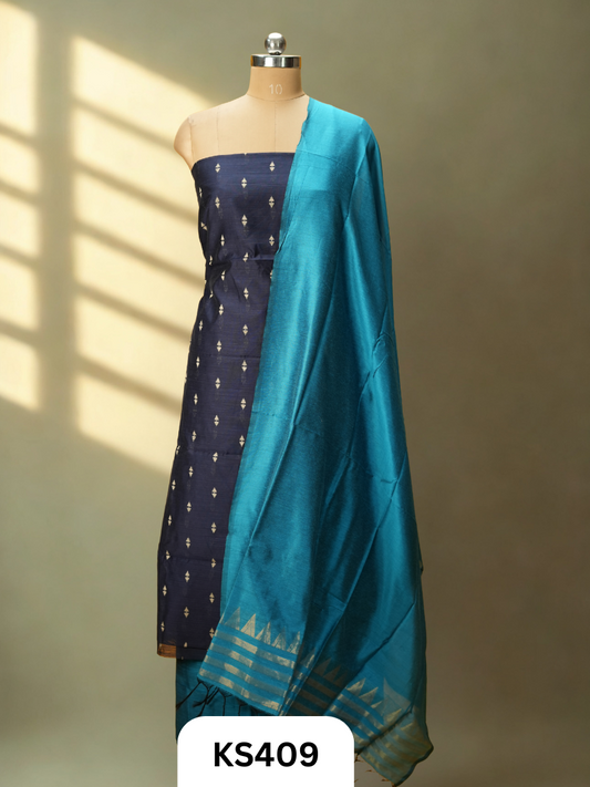 Dupion Silk 3-Piece Salwar Suit