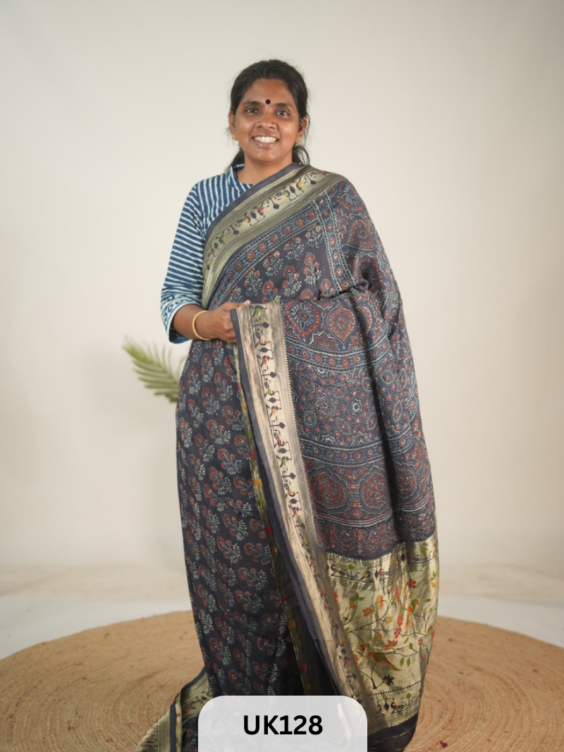 DOLA AJRAKH SAREE