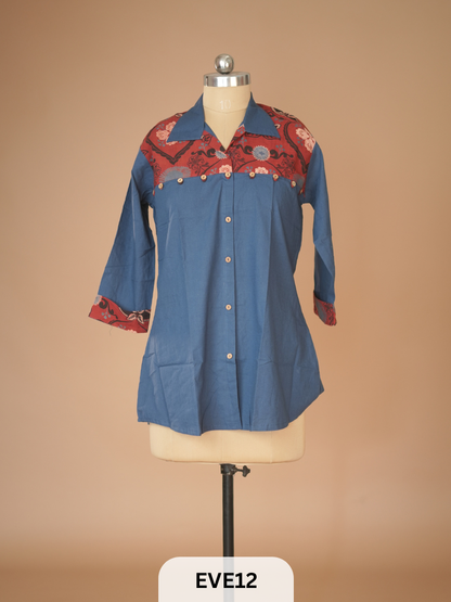 PLAIN COTTON SHORT TOP